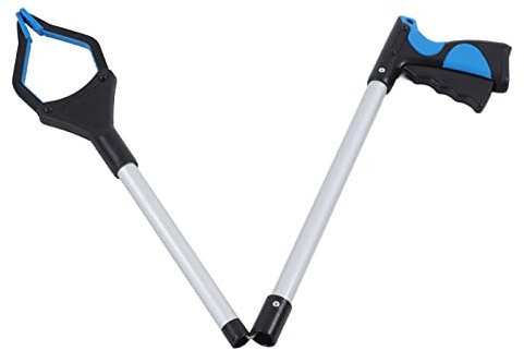 Grabber Reacher Tool, ABS-Müllsammler aus Aluminiumlegierung, Zusammenklappbares Design, Müllsammler, Oberer Greifer, Greifer für Senioren Zum Tragen Im Freien