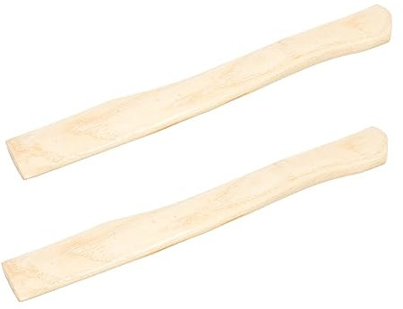 Cabilock 2pcs Wooden Handle Replacement for Axes Wooden Grip Accessory for Outdoor Use Replaceable Handle