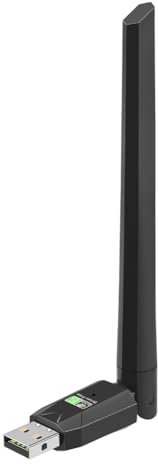 Steowsey Adaptador USB WiFi Bluetooth 5.0 de 600 Mbps, 2.4 G, 5 GHz, antena Wi-Fi de doble banda 802.11ac, mini receptor de tarjeta de red inalámbrica,