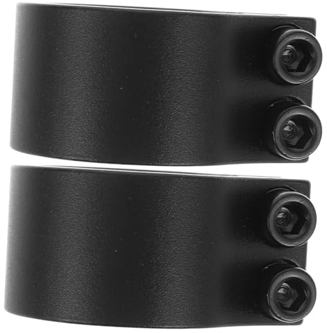 ifundom 2piezas Abrazadera De Tija De Sillín De Bicicleta Doble Tornillo De Aluminio Para Rápido De Sillín Bicicleta De Paseo