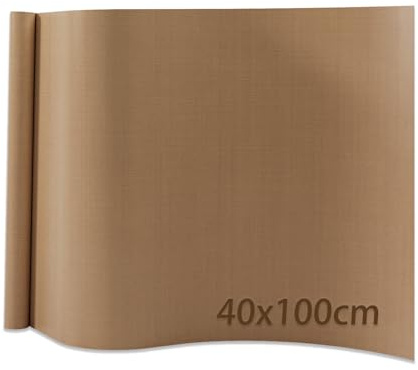 SCULPFUN Teflon-PTFE-Wärmetransferpapier, antihaftbeschichtet, 40 x 100 cm, leicht zu reinigen, wiederverwendbar, hitzebeständig, hitzebeständig bis 600 °C, Transferpapier, 1 Stück