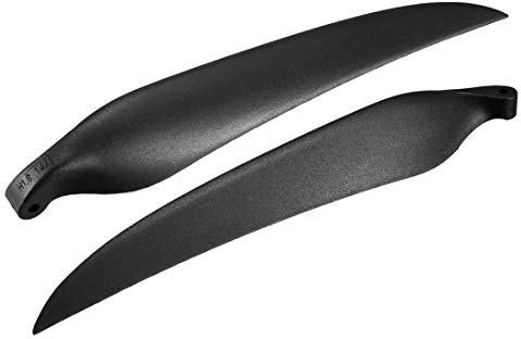 uxcell RC Folding Propellers 14x8 inch 3mm Motor Shaft Dia. for Glider Airplane Nylon 1 Pair