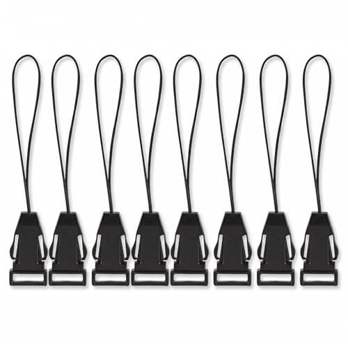 Kit di Fibbie a sgancio rapido di 8 Confezioni per Tracolla per Fotocamera/Telefono
