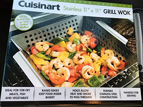 Cuisinart Wok en acier inoxydable 27,9 x 27,9 cm