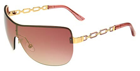 Sofia Vergara x Foster Grant Women's Veronica Sunglasses Pilot, Shiny Rose Gold, 136 mm
