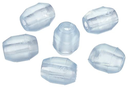 sourcing map Cocina Fregadero Estante Pies 4mm ID x 13mm OD PVC Fregadero Reemplazo Patas para Protector Fregadero Rejilla, Transparente Paquete de 80