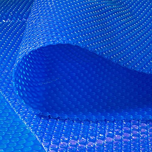 CFLNYC Couvertures de Bain à remous de Spa de nage, couvertures solaires de Film d'isolation Thermique de Bulle pour Les piscines creusées Hors Sol et Les piscines de Cadre