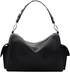 Desigual Midsize Half-Logo Bag