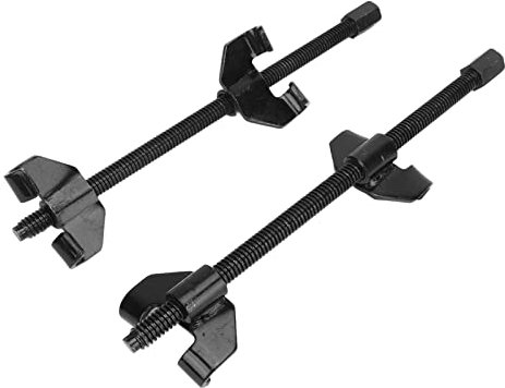 Coil Spring Compression Tools - 2pcs Durable Coil Spring Clamps Strut Spring Compressor Tool Set for Shock Absorber