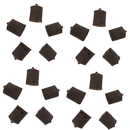 POPETPOP Bloques En Nutrientes Para Plántulas 20 Piezas Bloques De Tierra Para Viveros De Flores Y Vegetales Transpirables Y Humectantes 30 X 32 Mm