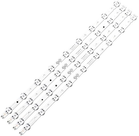 KANGH 4 Stück TV-LED-Hintergrundbeleuchtung, kompatibel for LG 65 Zoll SSC_65UK63_9LED_SVL650AS48A95_REV 65UK6300 65UK6400 65UK6470PLC 65UK6400PLF 65UK6300P
