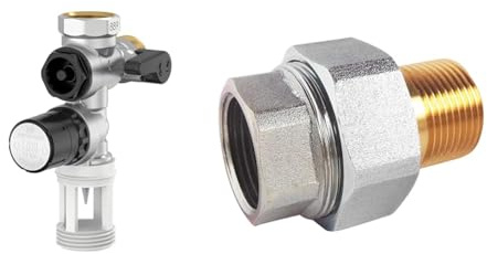 COMAP Groupe de sécurité 889 siège Inox droit pour chauffe eau, cumulus - 20x27 ou 3/4 - R110007001 & SOMATHERM FOR YOU - Raccord isolant diélectrique F20/27(3/4'') - M20/27 (3/4'')
