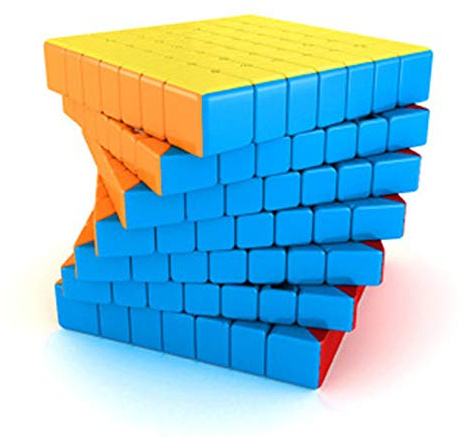 Bokefenuo Cuber Moyu Meilong Speed Cube 7x7 Stickerless Moyu Meilong Puzzle 7x7x7 Toys for Kids Magic Cube