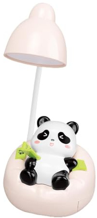 Luz nocturna Panda,Lámpara de lectura Panda - Tumbado En El Sofá Lámpara Panda | Luz de Panda para libros de lectura regulable, lámparas de mesita de noche de escritorio recargables con cajón, 3 modos