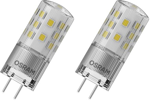 Osram Lampe LED PIN dimmable avec culot GY6.35, blanc chaud (2700K), 320 lumens, verre clair, paquet individuel (Lot de 2)