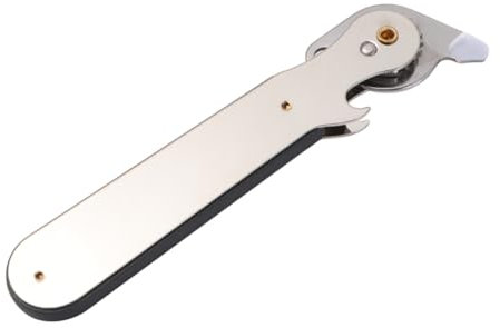 MAGICLULU Apriscatole Manuale in Acciaio Inossidabile Apribottiglie Compatto Per Cucina e Campeggio Strumento Ergonomico Per Aprire Lattine e Barattoli Rapidamente