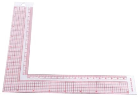 Lurrose Professionelles Schneidelineal Transparent Langlebig Präzises Zeichnen Und Zuschneiden Für Näher Nähwerkzeug Vielseitig Für Kleidung Design Mustererstellung Verpackung