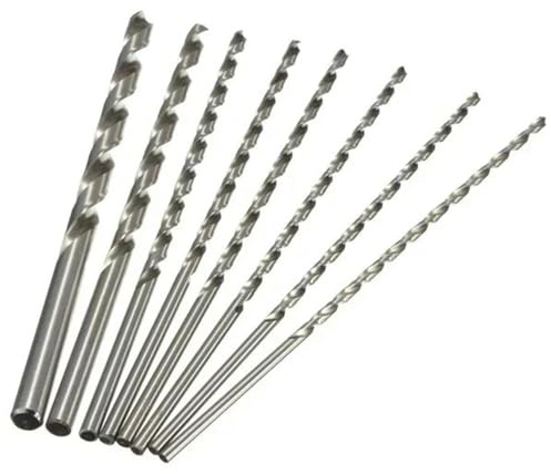 WHARGTSL 2mm/3mm/4mm/5mm Length 200mm Extra Long Straight Shank Drill Bit Wood Aluminum And Plastic Extended Twist Drill(5.0x200mm)