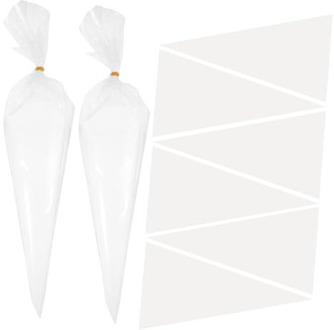 NUOBESTY Tile Grout Bags Masonry Grout Bags Tear Resistant Sturdy Construction Sealing Tool for Exterior Wall Building 50 Pieces Set