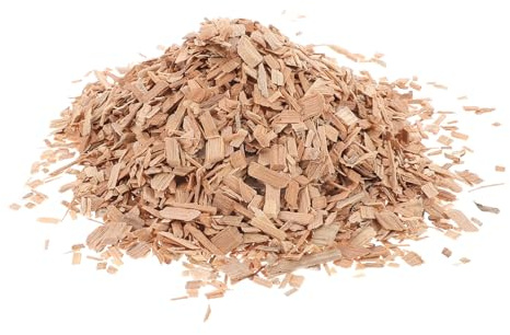 ibasenice 1sacchetto Trucioli di Legno di Hickory per Barbecue Grigliate e Affumicatura di Carne di Legno per Barbecue Accessori Essenziali per Cottura al Forno e Arrosti