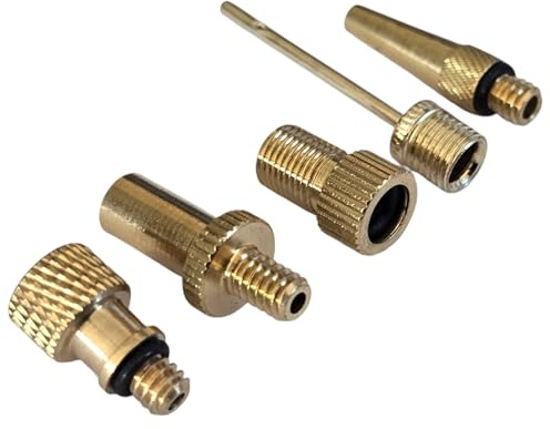 cyclingcolors 5X Stück Fahrradventil Adapter Set Französisches Ventil Adapter Luftpumpe Adapter Fahrrad Ventile Adapter für Luftpumpe Kompressor Fahrradpumpe
