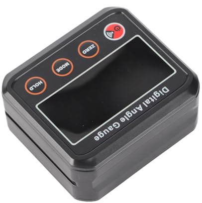Fafeicy Misuratore di Livello con Goniometro Magnetico Digitale con Mirino Angolare con Retroilluminazione Ad Alta Precisione per la Lavorazione del Legno e l'edilizia