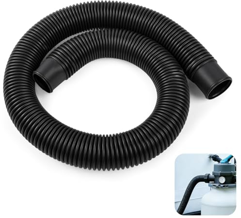Poolschlauch 38mm 1m, Schwimmbadschlauch, Pumpenschlauch, Schlauch für Poolpumpe, Solarschlauch, Saugschlauch, Ersatzschläuche für Pool-Sandfilter und Filterpumpen