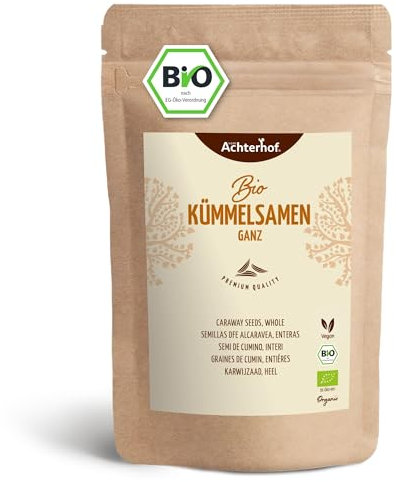 Bio Kümmel ganz echt (500g) Kümmelsamen Kümmeltee vom-Achterhof Kümmelsaat Caraway Whole Organic