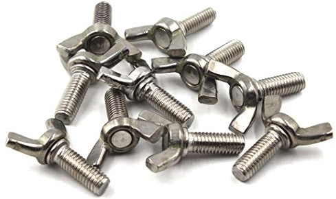Flügelschrauben-Set, 304 Edelstahl, M3 x 20, Handdrehschraube, Schmetterlingsschrauben-Set, 30 Stück