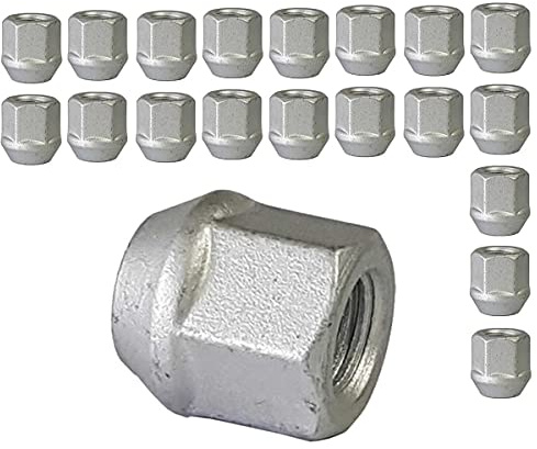 20 Radmutter M12x1,5 60° Kegelbund offen mit Bund DC SW 19mm 20-KEMUTTER1215DC