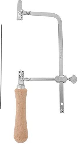 Seghetto per gioielli regolabile, telaio con lame per , kit professionale per la creazione di attrezzi per la realizzazione di cornici artificiali (con 12 lame)