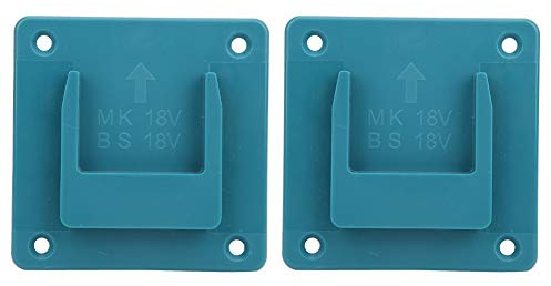 Fixation de Cintre Perceuse Électrique 18V, Accessoire Outils Électriques, Support Porte-Outil pour Perceuse 3.7 x 3.7 x 0.7in (Bleu)