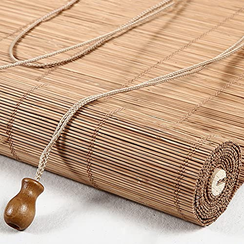 JIAOLUN123 Tenda a Rullo in bambù Tapparella ?in Bamboo Filtro Luminoso Cortina di bambù tapparelle Protezione dal Sole e dalla Privacy,Tende Romane per finestre e Porte (80 x 180 cm)