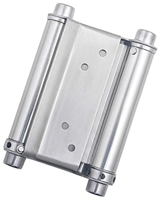 Charnières pour porte va-et-vient Charnière à ressort Acier inoxydable Fermeture automatique Charnière pliante 180 degrés rebond Porte dacces porte du jardin porte en bois 3 4 5 6 8 pouces