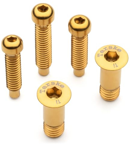 Terske Titan-Bolzen-Set, passend für Shimano XTR/XT/SLX/Deore Mountain Schaltwerk-Grenzschrauben und Riemenscheiben-Räder