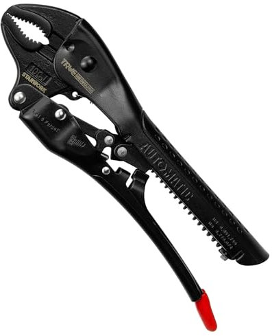 STARWORK True Mechanic™ Automatic Curved Jaw Locking Pliers 10-inch