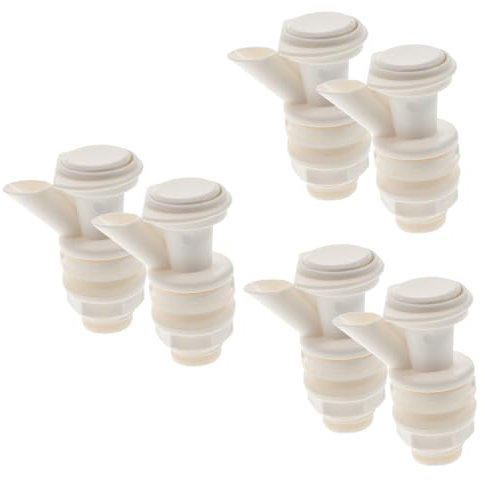 Housoutil 6pcs Replacement Water Spigot for Water Bottle Easy Install Food Grade