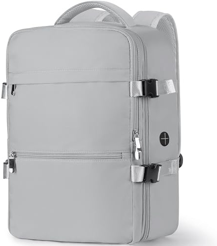 WOUIYO Für Ryanair Handgepäck 40x30x20 Rucksack 24L Handgepäck Flugzeug | Reiserucksack Tasche Anti-Diebstahl Ryanair Backpack 40x30x20 Travel Backpack Untersitz für Damen, Herren