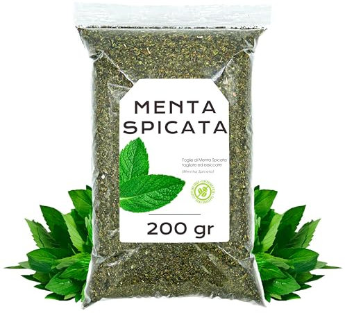 The Vert Menthe 200 gr - The Menthe Poivrée - Menthe Séchée - Menthe Verte - The Vrac