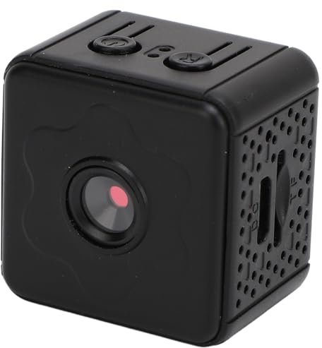 Goshyda Drahtlose WLAN-Kamera, 1080p HD-Auflösung, Leistungsstarke Nachtsicht, Eingebauter 350-mAh-Akku, Praktische Installation, Bewegungserkennung, mit Halterung, für Langes