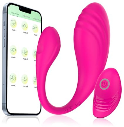 Pelvic Floor Balls Training Balls, Pelvic Floor Trainer for Women Training, Intelligent Pelvic Floor Muscle Trainer with App Control (Pink)