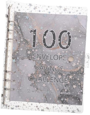 STOBOK Spar-challenge-ordner Für Paare 100-tage-buch Tägliche Aufgaben Finanzielle Ziele