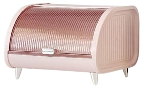 Caja de almacenamiento de cosméticos para cocina, para panadería, cafetería, despensa, color rosa, 30 x 27 x 21 cm