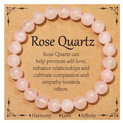 Aretas Edelstein Perlen Armband für Frauen Damen Herren 8mm Naturstein Kristall Elastisch Armbänder Heilstein Schutzstein Glücksbringer Talisman Yoga Edelsteinarmband Schmuck Geschenk