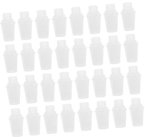 Kisangel 100pcs Wire Cap Power Cord Buckle Cable Glands Connector for Ceiling Lamp Clips DIY Cable Glands Hanging Lights Clamps Cord Fixing Grips