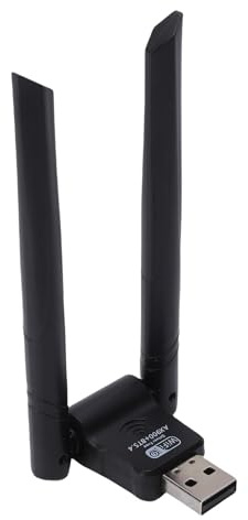 VBESTLIFE Adaptador USB WiFi 6 Bluetooth, Banda Dual 5/2,4 GHz, Receptor Externo de Red Inalámbrica para Computadora Portátil, PC de Escritorio, con Antena Dual