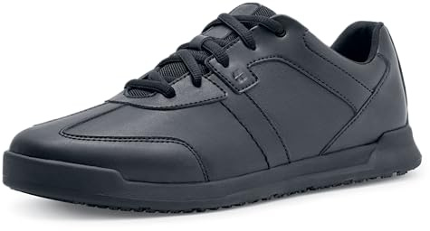 Shoes for Crews Men's Slip-Resistant Work Sneakers – Comfortable, Non-Slip Men's Shoes for Restaurants, Healthcare, Retail, Hospitality & More - Freestyle II, Size 12 Black