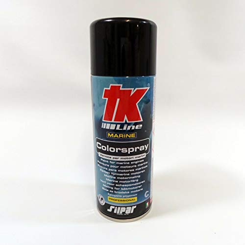 TK Line Colorspray Marine Engine Spray Paint Can 400ml (Mercury Black)