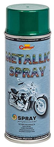 SolaDirect Green Metallic Glitter Metalized Spray Paint 400 mL for Motorcycle Scooter Bike
