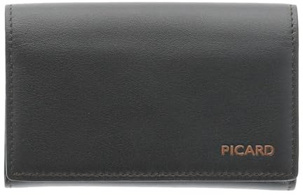 Picard Herren Kartenetui Franz1 aus Rindsleder mit 10 Fächern in der Farbe Cafe Braun Schwarz, 11564A5055